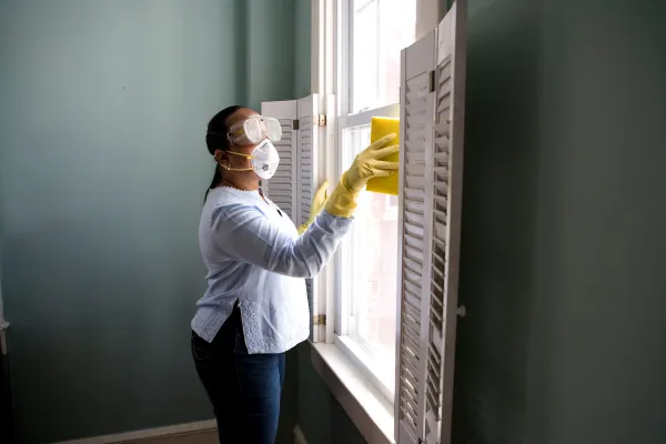 Homeowner completing a home improvement project funded by a Charter Funding personal loan